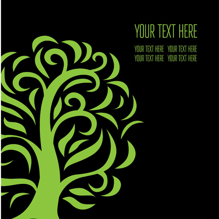 Stylish black floral background, design elements can be used for invitation and greeting cards.のイラスト素材