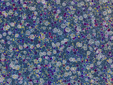 air bubble painting background.surface of multicolored spots.art image of dots pattern abstract
