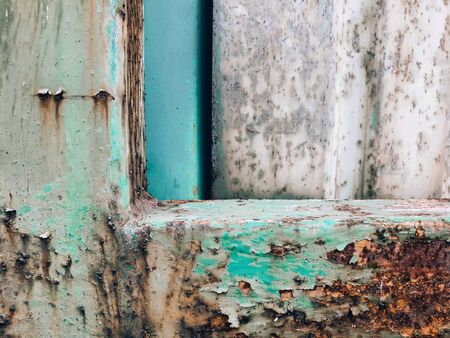 abstract background texture.The surface of the rusted steel.orange color on material.old iron backgroundの写真素材