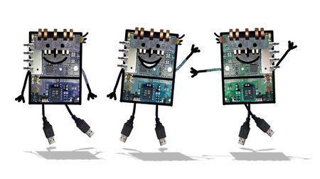 Cartoon robots- Funny electronics