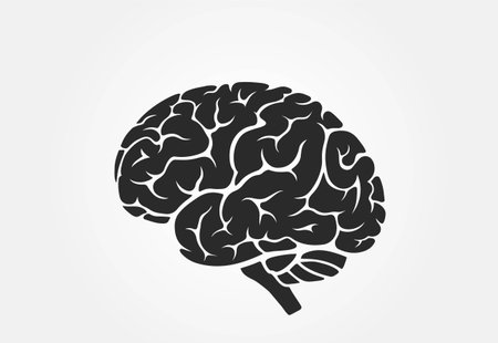 brain icon, side view.