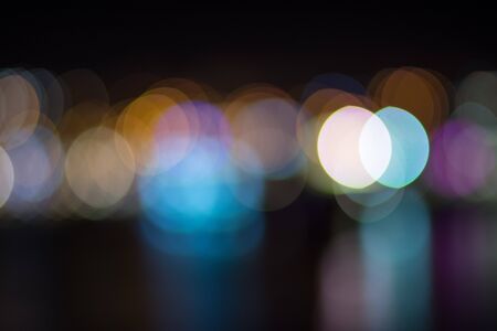 Shot taken at night with a blurred backgroundの写真素材