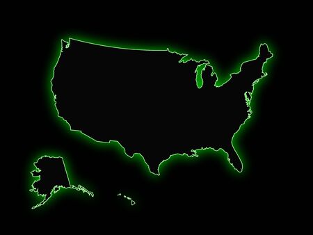 US Mapのイラスト素材