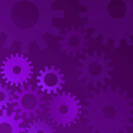 Gears Illustrationの写真素材