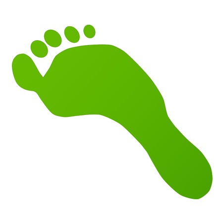 Green Footprintの写真素材