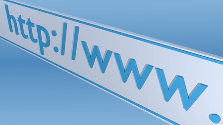 Image of the beginning of a web address on a colorful blue background.