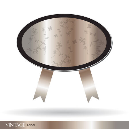 Image of a vintage label isolated on a white background.のイラスト素材