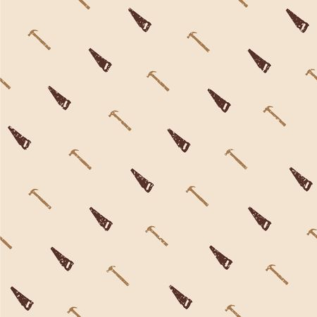 Illustration of a seamless tool background.のイラスト素材