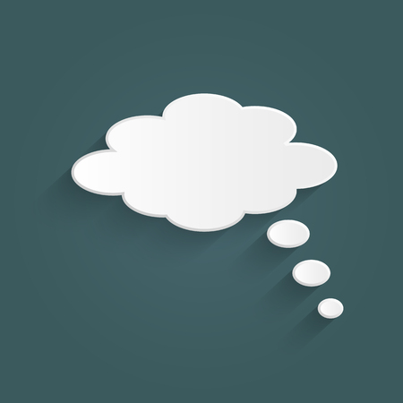 Illustration of a chat cloud on a colorful background.のイラスト素材