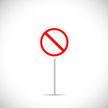 Illustration of a blank sign isolated on a white background.のイラスト素材