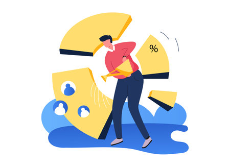 Take care of customers, Business Marketing illustrationsのイラスト素材