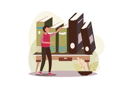 Education Onboarding - App Screensのイラスト素材