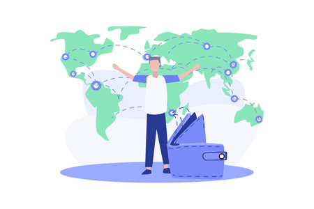 business, world, people, map, globe, businessman, silhouette, vector, global, team, illustration, earth, success, person, 3d, company, businesswoman, businessmen, marketing, group,のイラスト素材