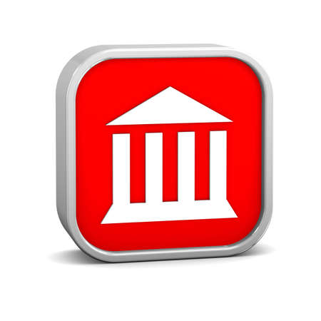 Museum sign on a white background. Part of a series.の写真素材