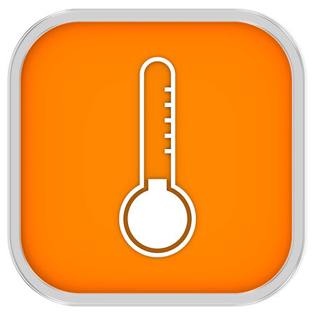 Low temperature sign on a white background. Part of a series. の写真素材