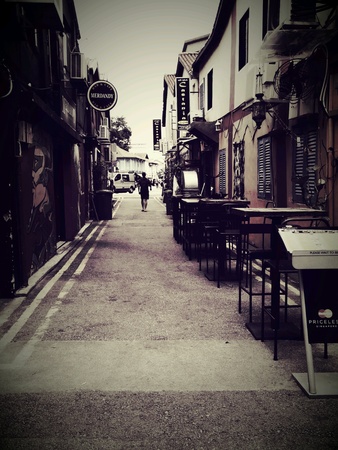 Haji lane in Singaporeの素材