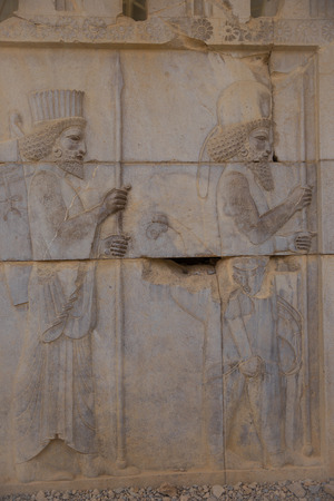 Persepolis the ceremonial capital of the Achaemenid Empire in Iranの写真素材