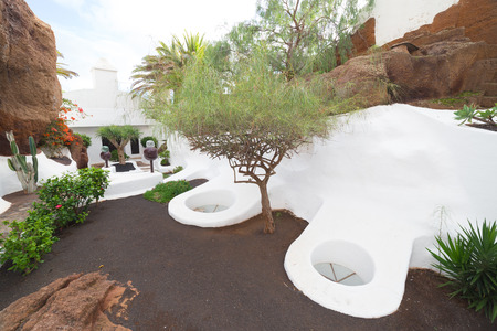 LANZAROTE, SPAIN - NOVEMBER 27, 2016: LagOmar House Museum in Lanzarote, Canary Islands, in Spainのeditorial素材