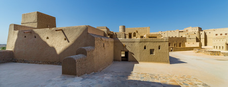 BAHLA, OMAN - NOVEMBER 28, 2017: view of Bahla Fort, in Bahla, Omanのeditorial素材