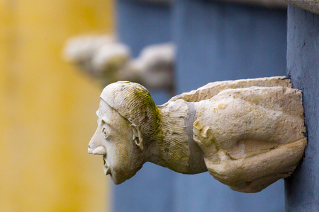 Gargoyles in the Pena Castle, Sintra, Lisbon District, in Portugalのeditorial素材