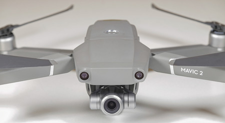 ROME, ITALY - SEPTEMBER 9, 2018: close-up photograph of the new Mavic 2 Zoom DJIのeditorial素材