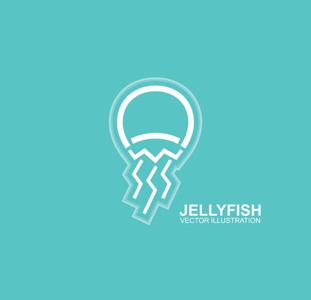 Graphic icons jellyfishのイラスト素材