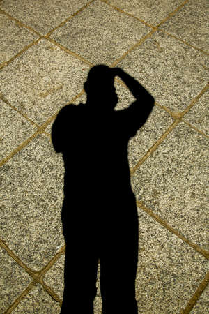human shadowの写真素材