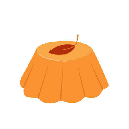 Cartoon sweet bun, cupcake icon isolated on white background. Pie or bakery flat vector illustration. Hand drawn pudding, dessert iconのイラスト素材