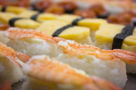 Various types sushi.の写真素材