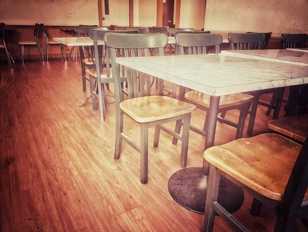 Tables and chairs were beautifully arranged in the restaurant.