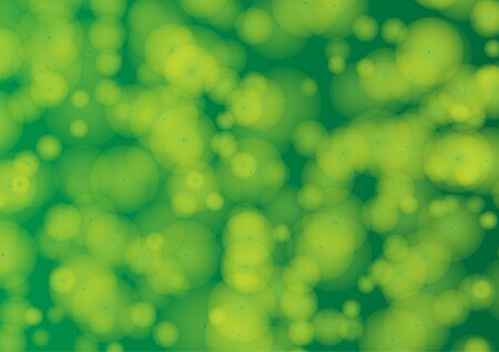 Abstract bokeh on green background,Vector illustration.