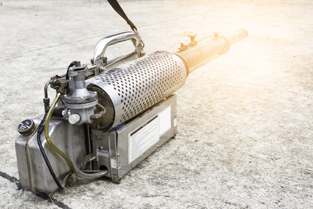 Mosquitoes spraying machine to eliminate mosquitoes that cause dengue.