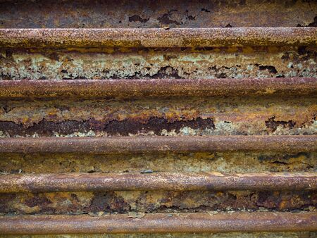 Close-up Background texture of surface rusted steel.