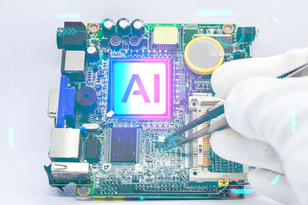 concept of artificial intelligence next generation technology will be very importantの写真素材
