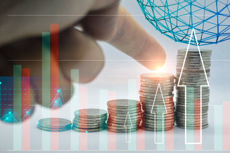 The concept of global finance in an uptrend