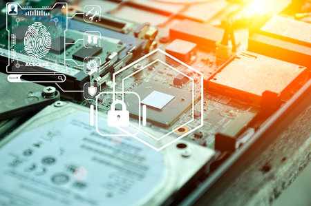 Important information security concepts must be protected.の写真素材