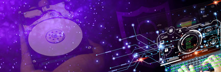 concept cybersecurity, data protection from hackers, data protection computer virusの写真素材