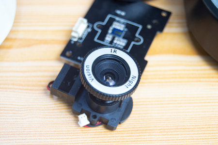 Remove the ip camera to repair cctvの写真素材