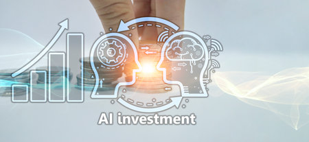 Investment ideas using artificial intelligence AIの写真素材
