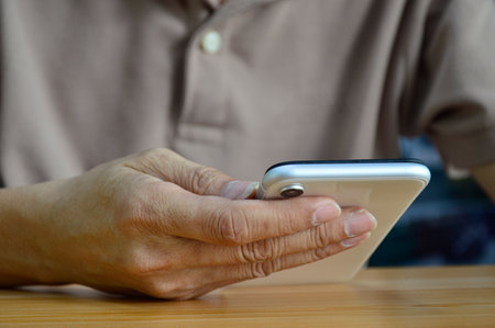 business man using smart phoneの写真素材