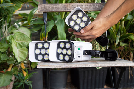Solar energy lamps, clean energy, reduce global warming.