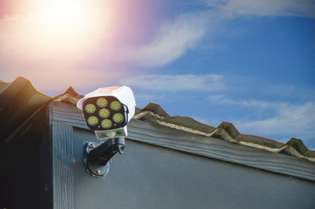 Solar energy lamps, clean energy, reduce global warming.