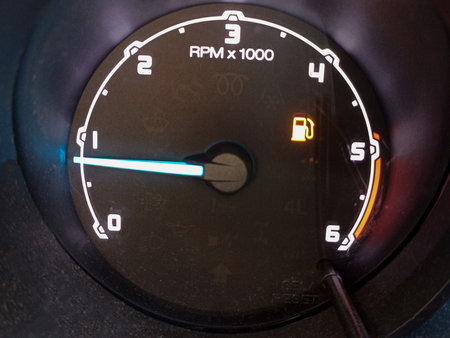 oil gauge show Out of fuel or almost out of fuel