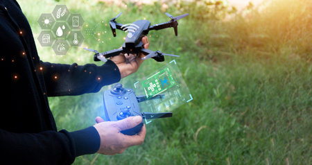 Concepts, control and analysis of agricultural product quality by aerial drone inspection.
