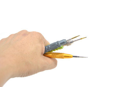 hand screwdriver, mechanic equipmentの写真素材