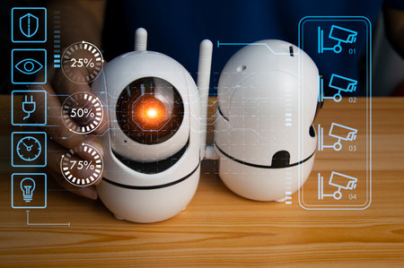 IP wifi wireless security camera supports Internet installation technology, security systems, smart...