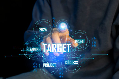 Concepts, planning, and organization for business success. Success in 2024, business growthの写真素材