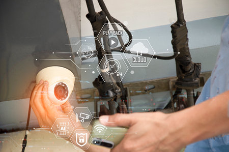 IP wifi wireless security camera supports Internet installation technology, security systems, smart...