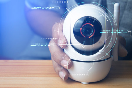 IP wifi wireless security camera supports Internet installation technology, security systems, smart...