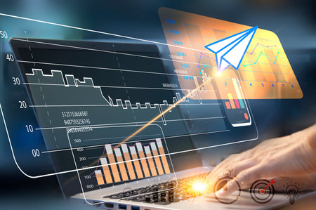 Business and financial concepts that are about to recover again after the economic crisis